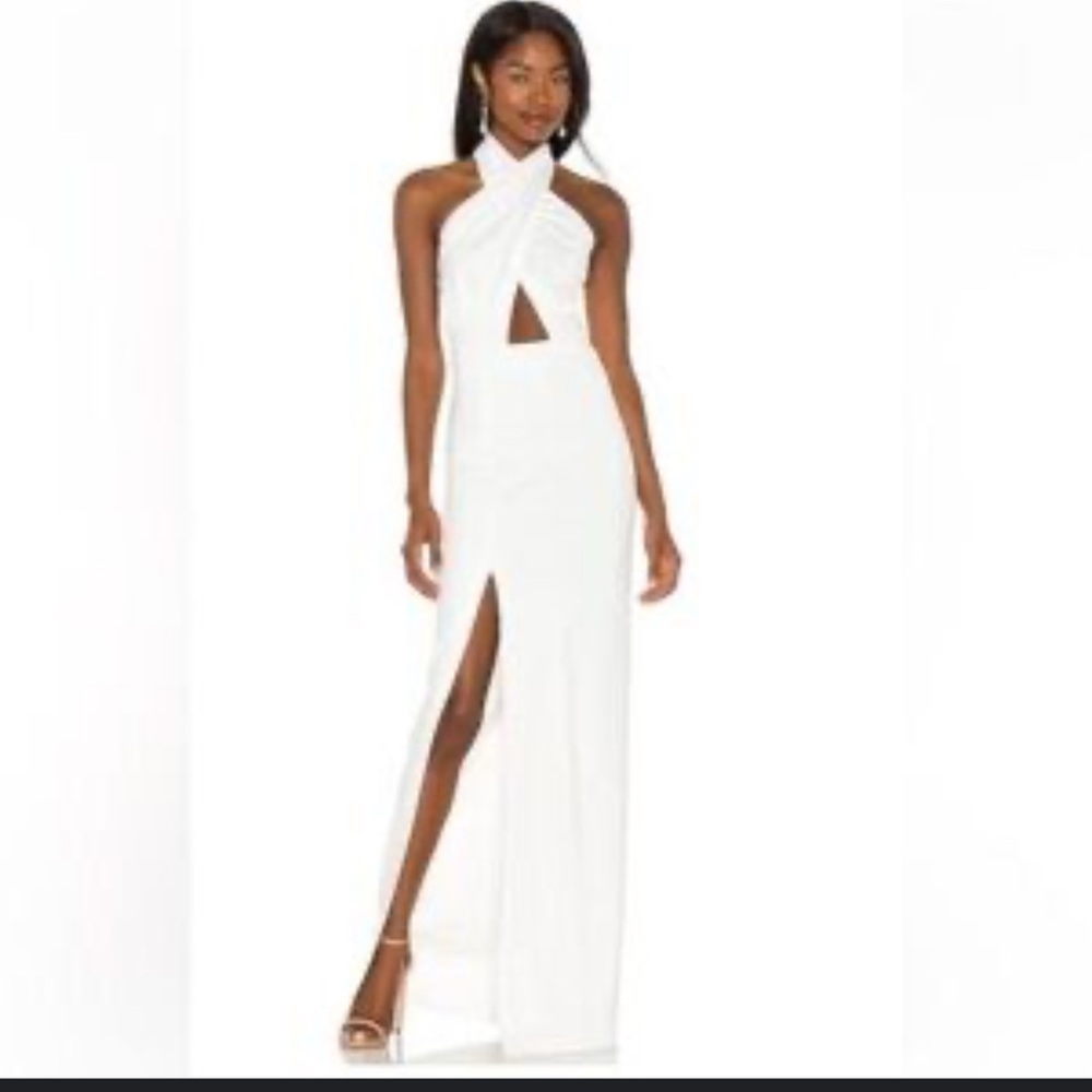 Amanda Uprichard Zaharia dress in white